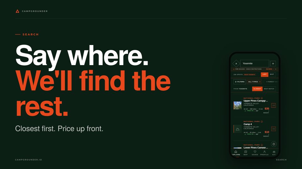 Say where. We'll find the rest.